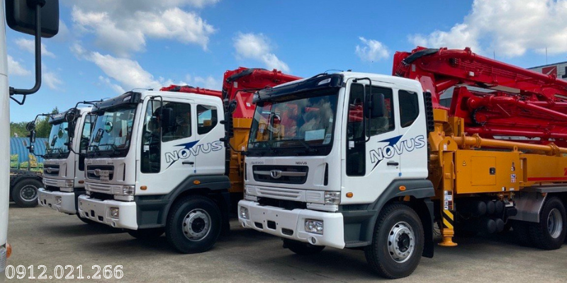 Báo giá xe bơm cần bê tông 45m