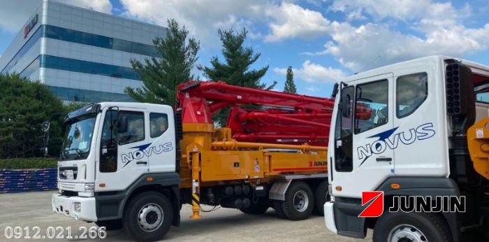 Tìm hiểu về 4 kích thước xe bơm bê tông cần trên thị trường