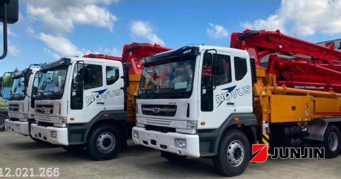 Tìm hiểu về 4 kích thước xe bơm bê tông cần trên thị trường
